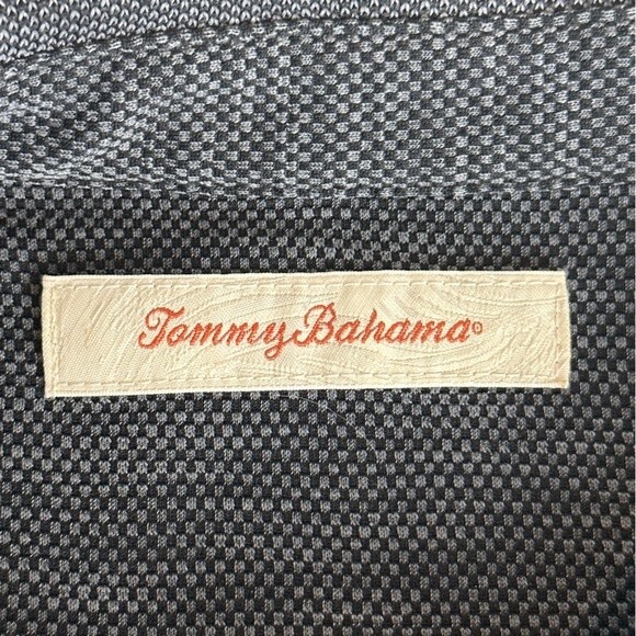 Tommy Bahama Grey Polo Short Sleeve Shirt XL - Picture 3 of 9